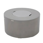 Elementi Pacaya Round Concreate Fire Pit Table, Hidden Propane Storage