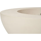 Elementi Lunar Bowl 42” Concrete Fire Table