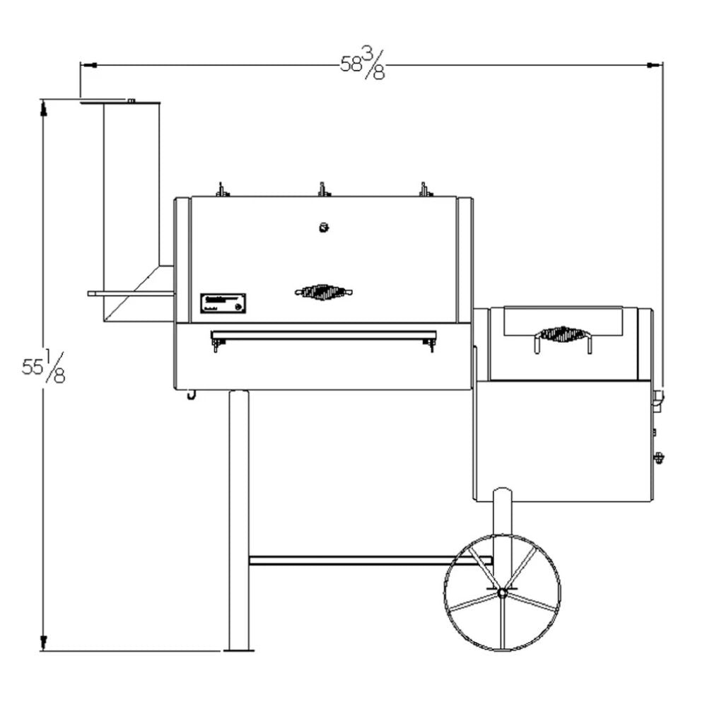 Old Country BBQ Pits Wrangler BBQ Smoker