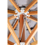 Woodline Shade Solutions Pacific 11.5 Foot Center Pole Round Umbrella