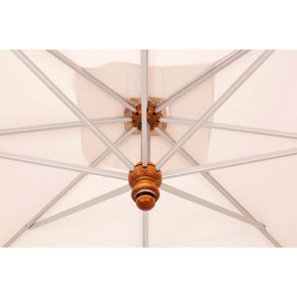 Woodline Shade Solutions Pendulum 11.5 Foot Square Cantilever Umbrella