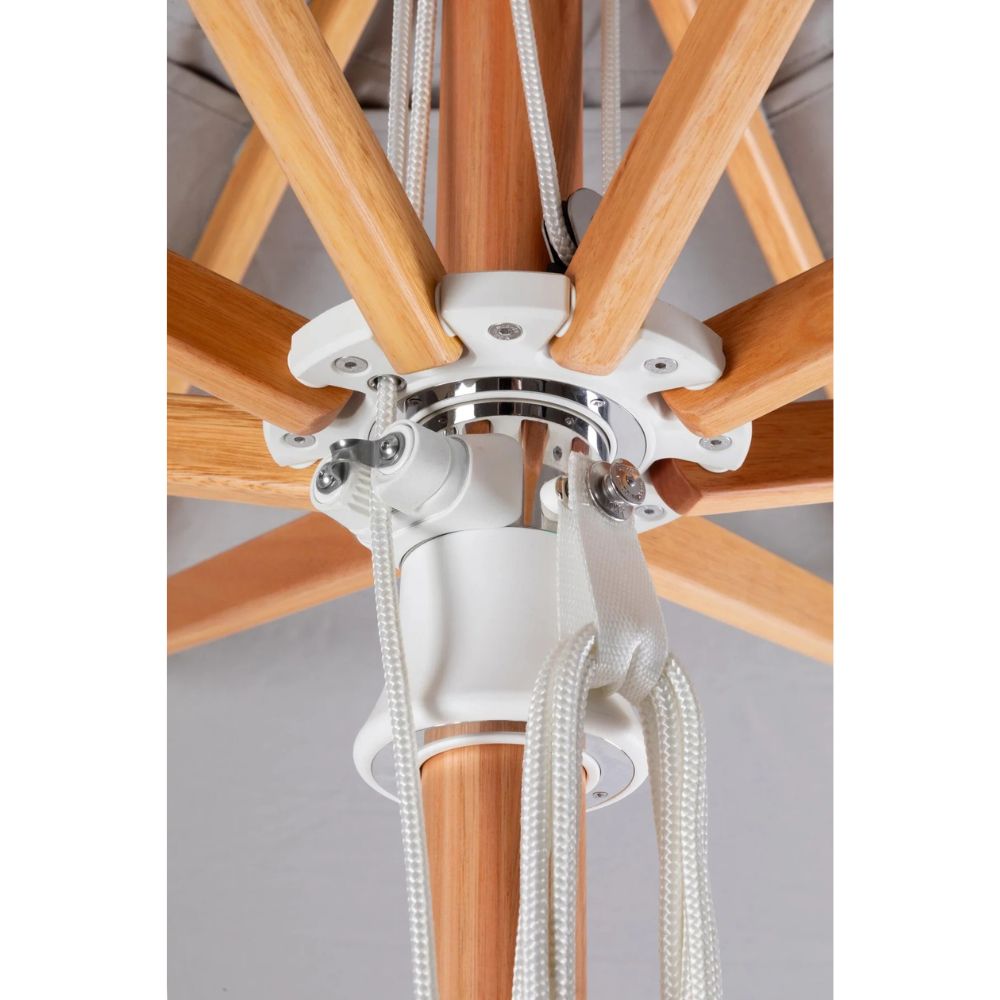 Woodline Shade Solutions Pacific 11.5 Foot Center Pole Round Umbrella