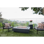 Elementi Hampton 56” Concrete Fire Table