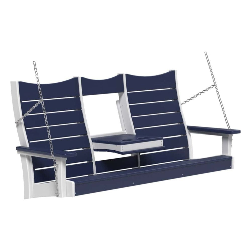 LuxCraft 5-foot Contour Outdoor Swing Chair