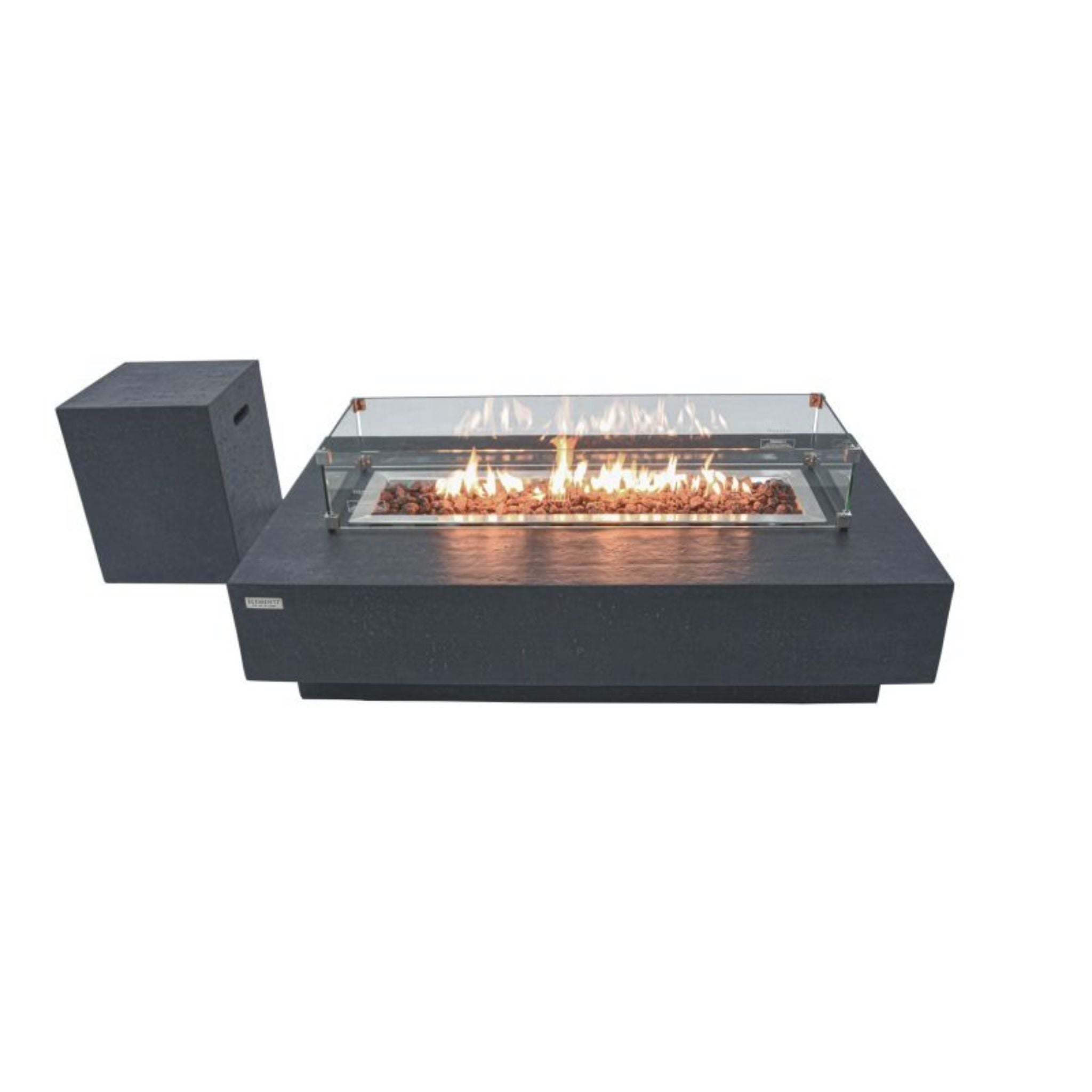 Elementi Hampton 56” Concrete Fire Table