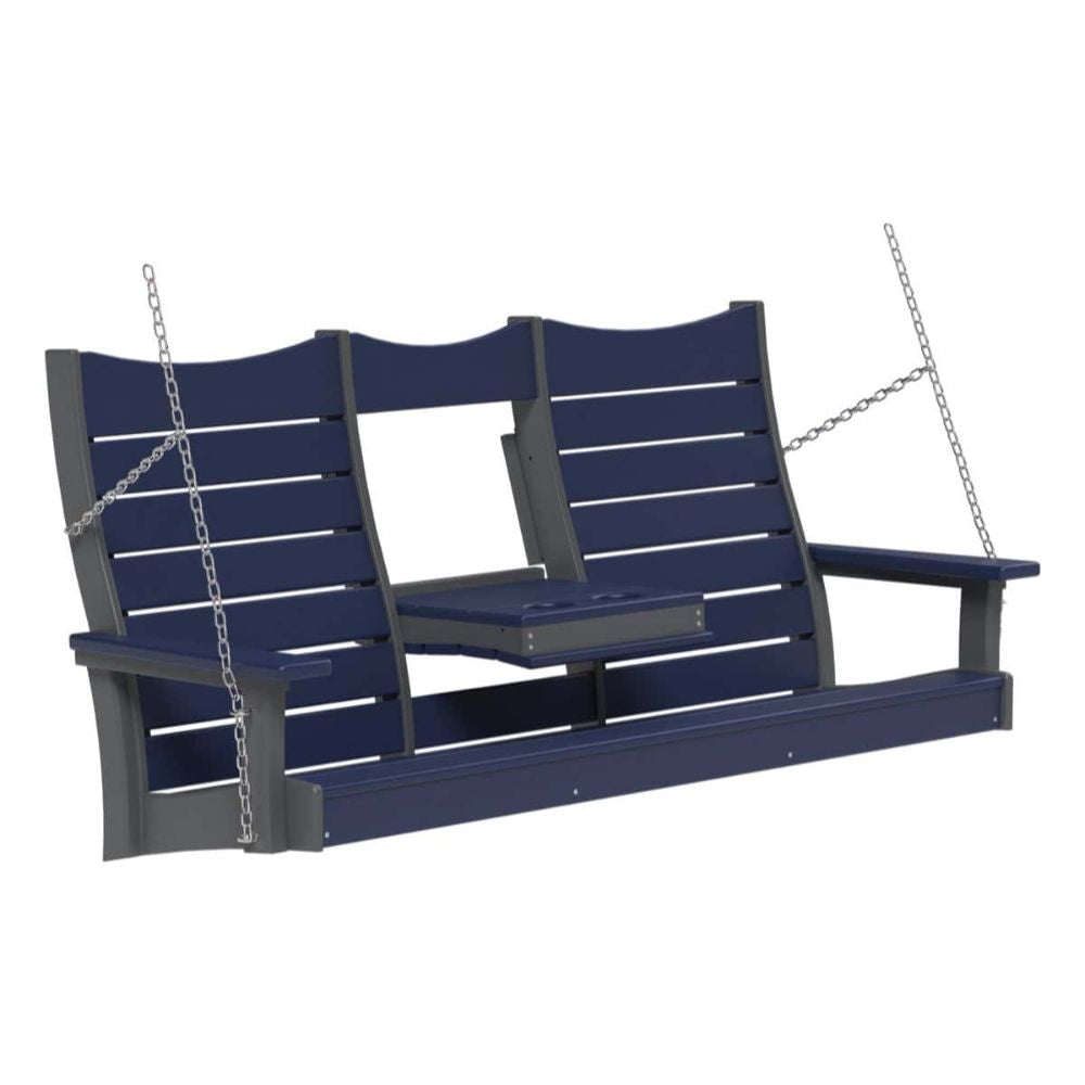 LuxCraft 5-foot Contour Outdoor Swing Chair