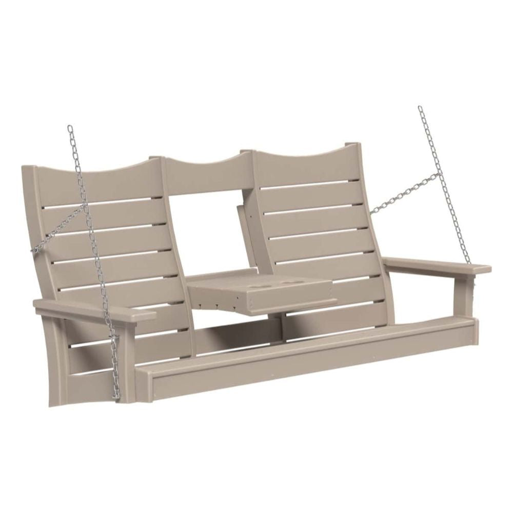 LuxCraft 5-foot Contour Outdoor Swing Chair