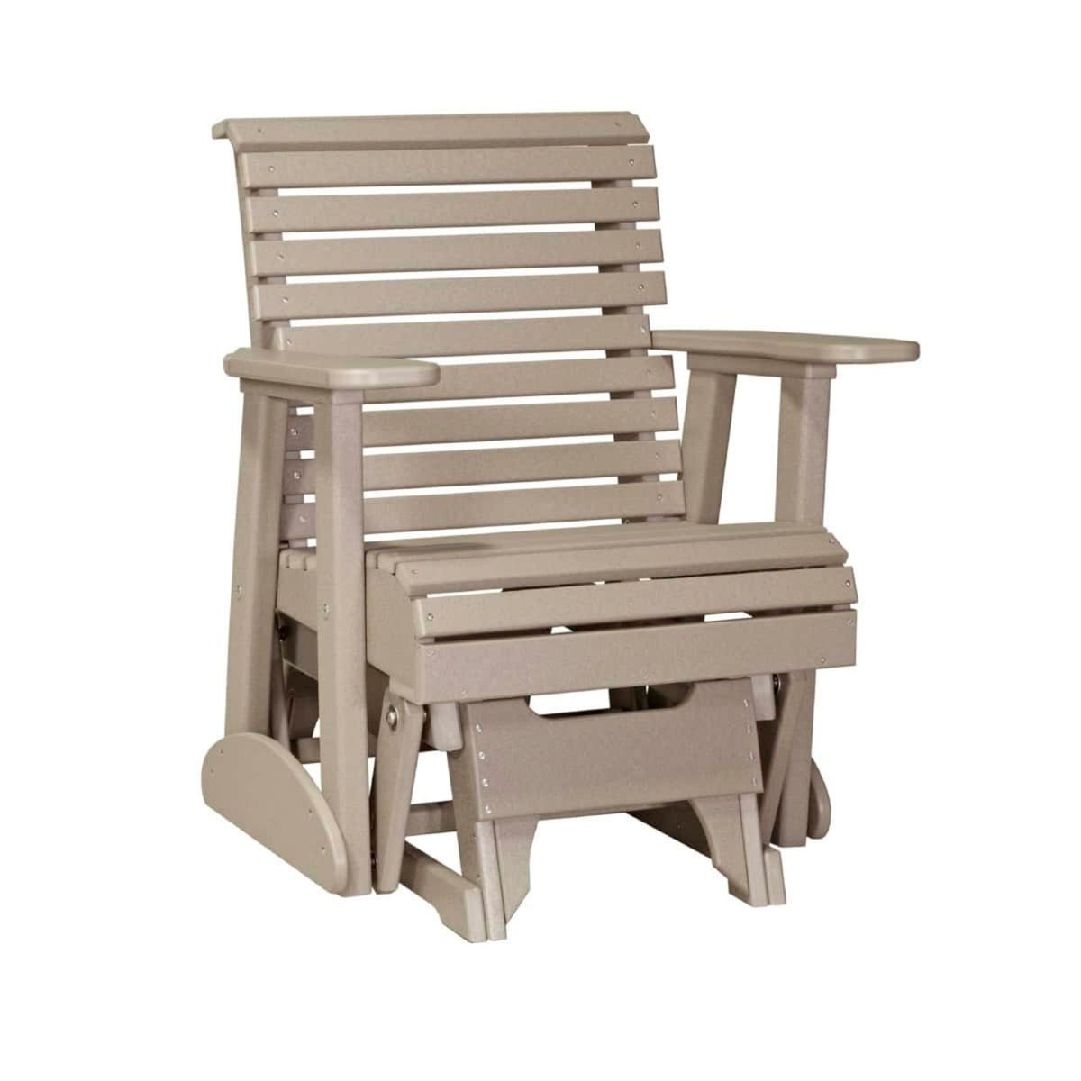 LuxCraft Plain 2-Foot Outdoor Glider Chair
