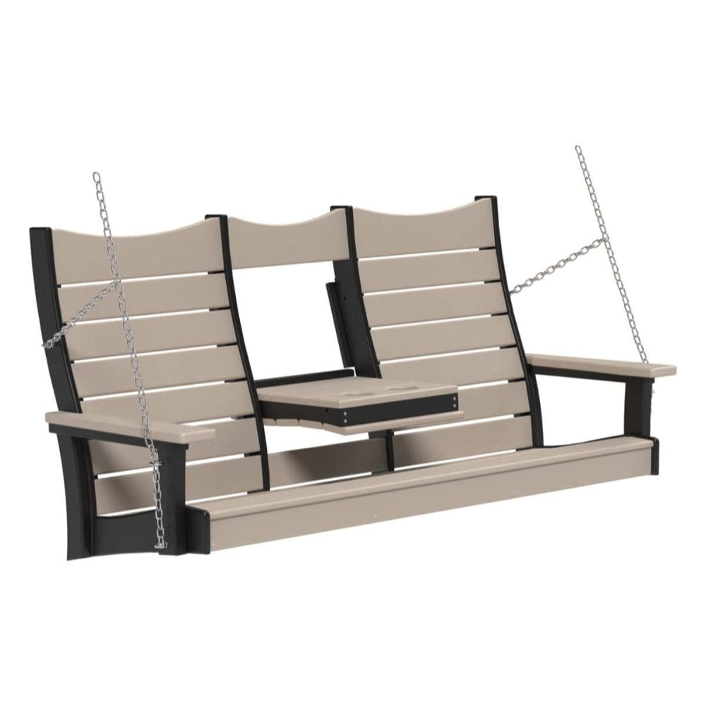 LuxCraft 5-foot Contour Outdoor Swing Chair