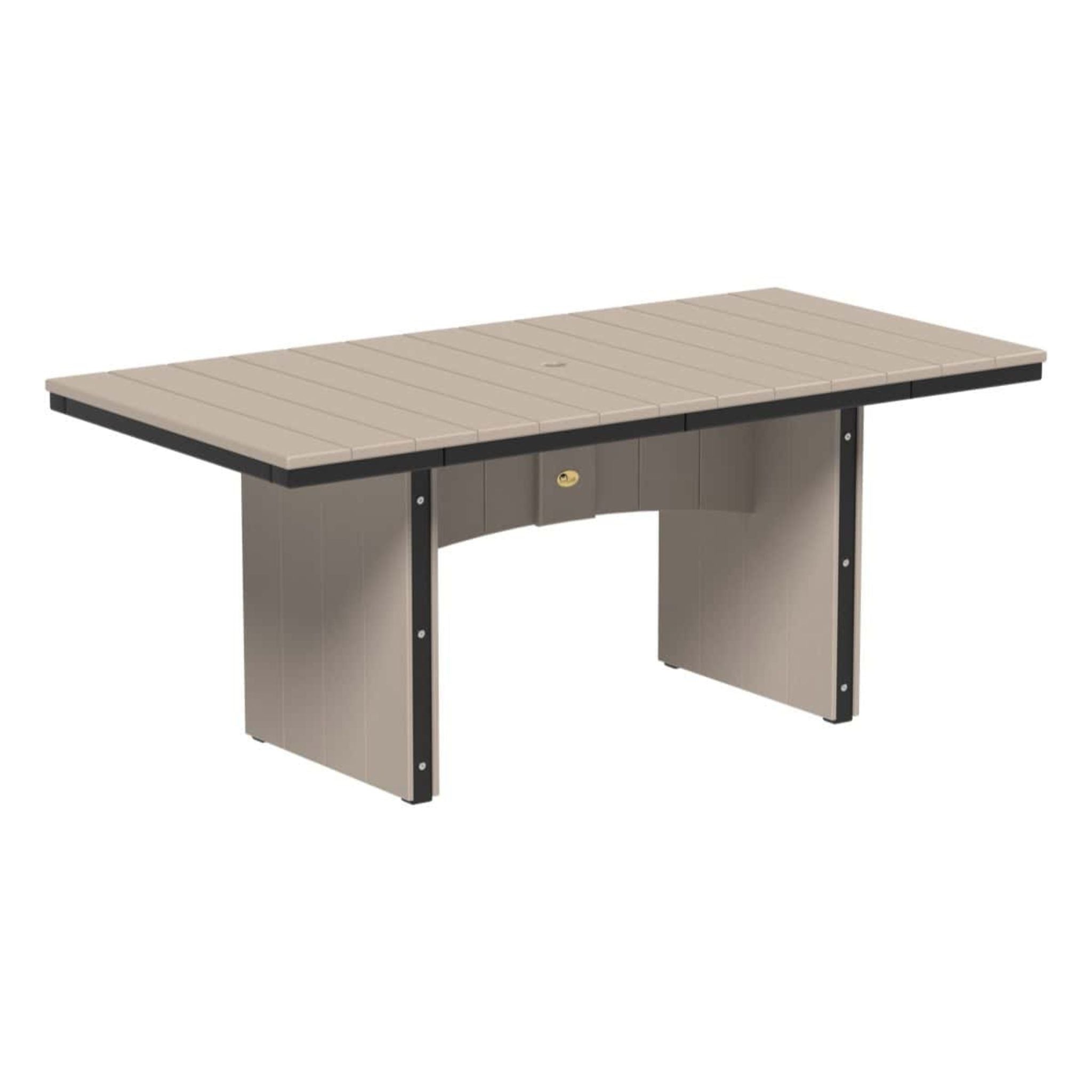 LuxCraft Urban Dining Table (3' x 6' Rectangular)