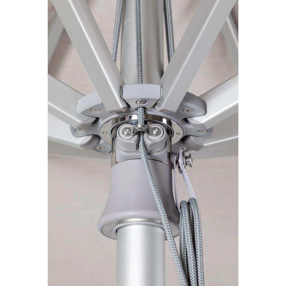 Woodline Shade Solutions Pacific 11.5 Foot Center Pole Round Umbrella