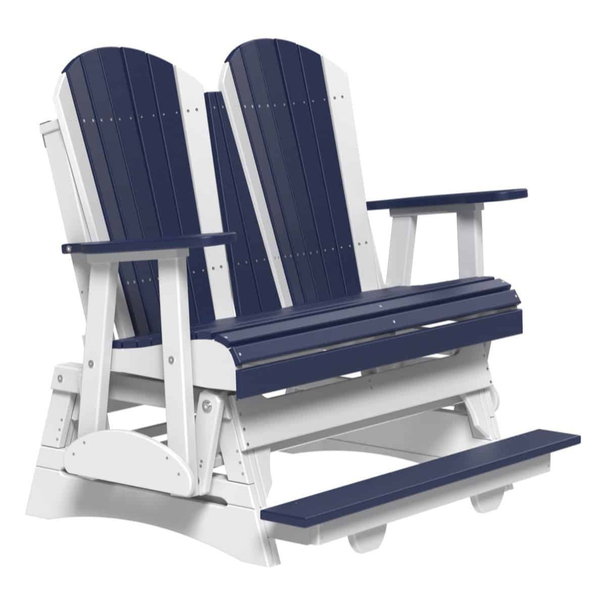 LuxCraft Adirondack 4-Foot 2-Seat Balcony Glider Bench