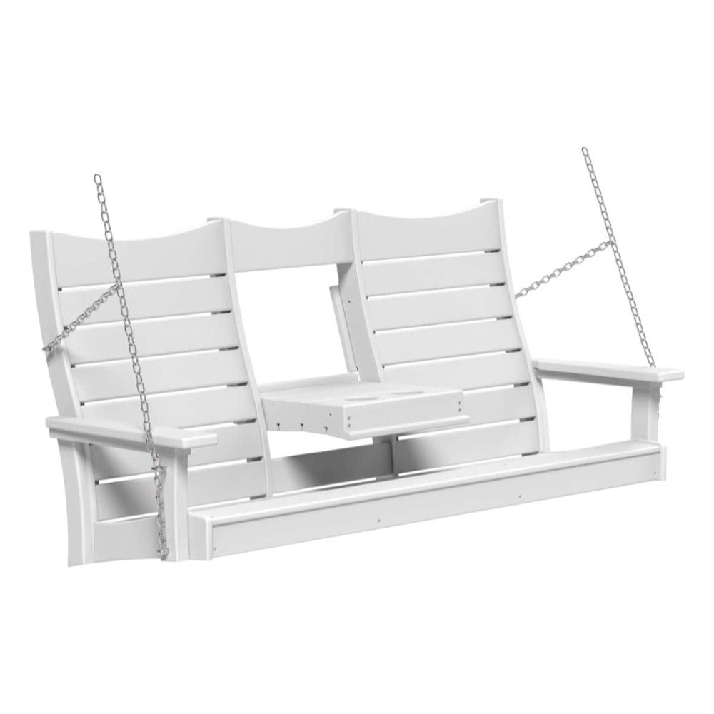 LuxCraft 5-foot Contour Outdoor Swing Chair