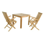 Anderson Teak Bahama Classic 3-Piece Bistro Table