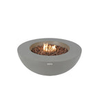 Elementi Lunar Bowl 42” Concrete Fire Table
