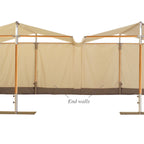 Woodline Shade Solutions Papillion Pavilion Endwall
