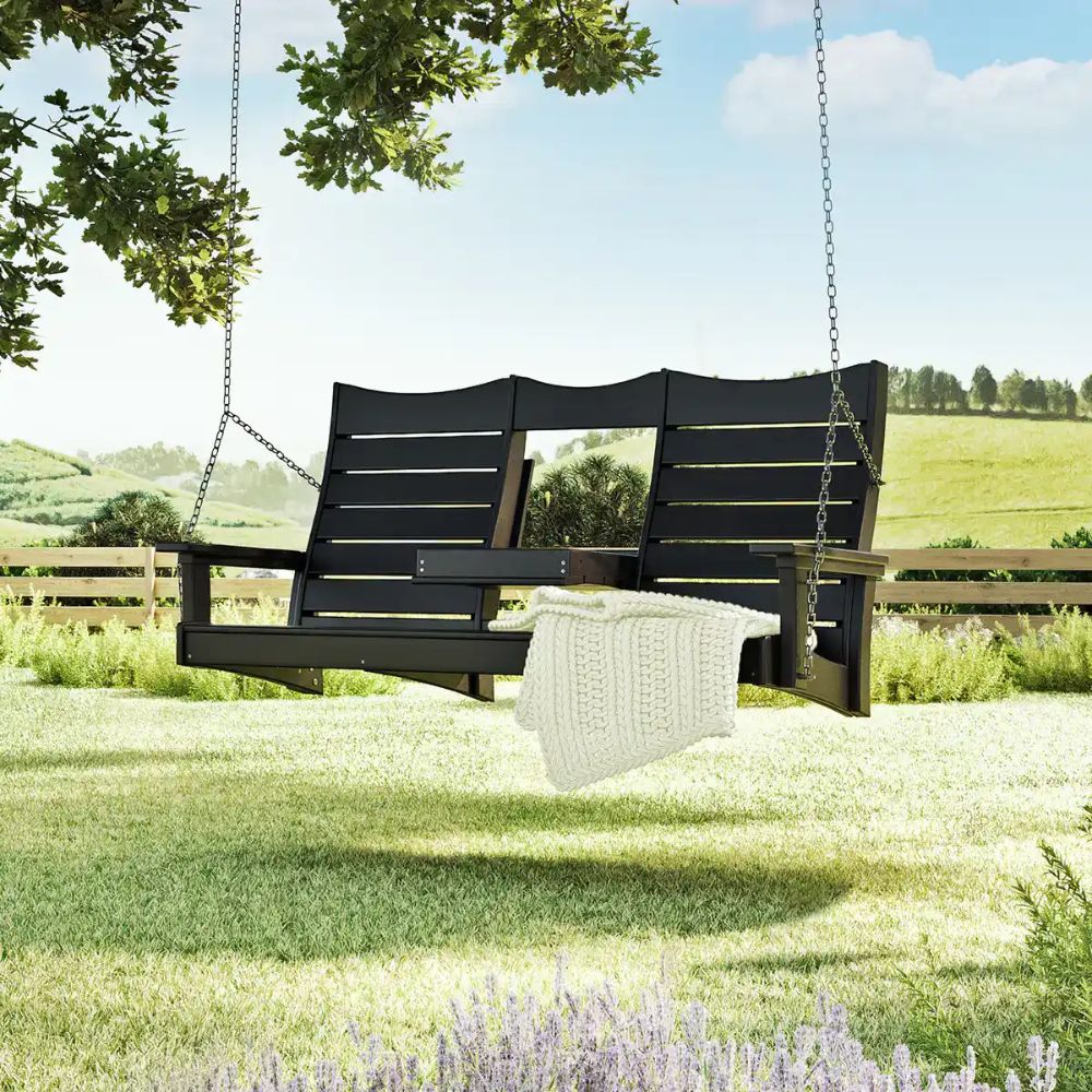 LuxCraft 5-foot Contour Outdoor Swing Chair