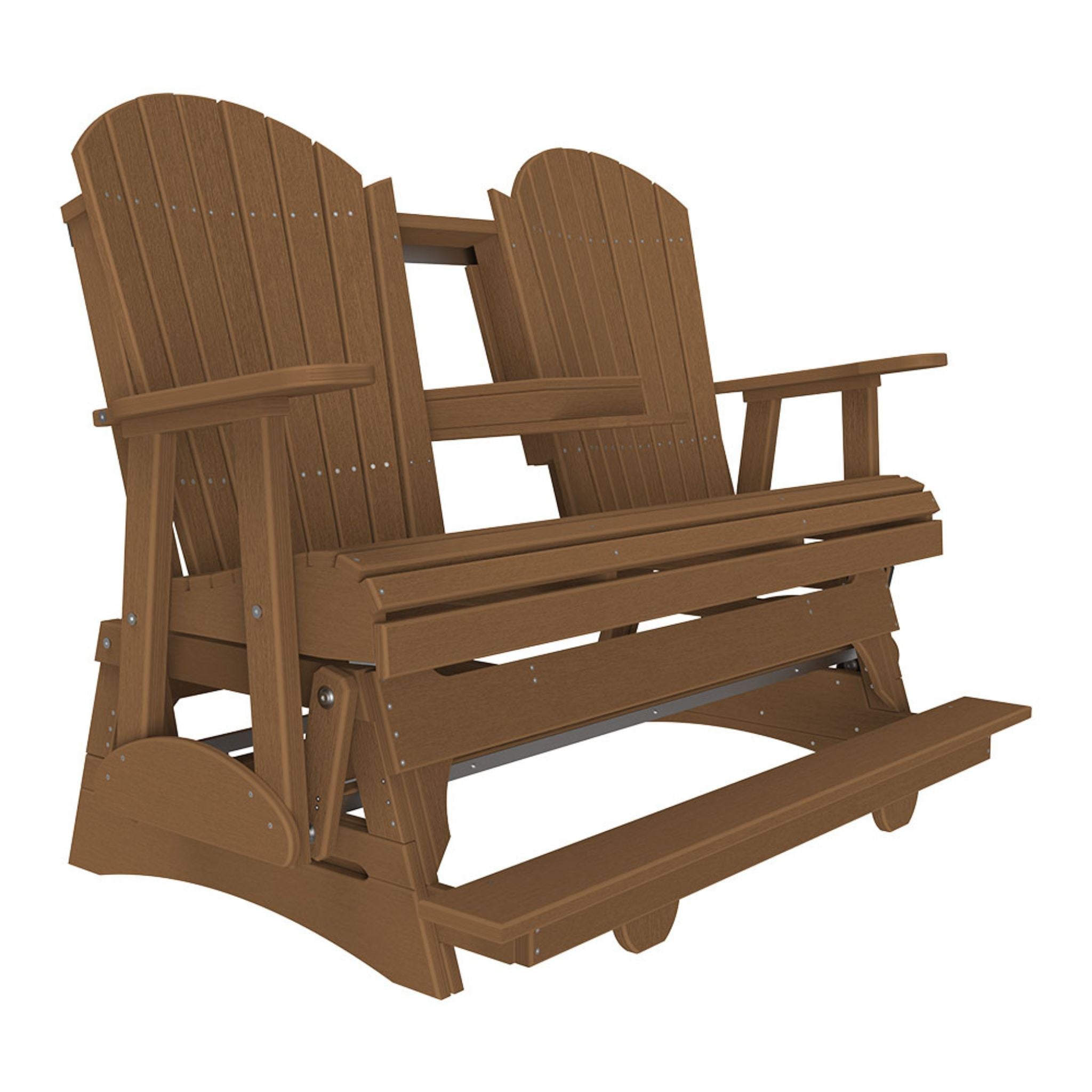 LuxCraft Adirondack 5-Foot 3-Seat Balcony Glider Bench