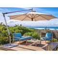 Woodline Shade Solutions Pendulum 13.1-Foot Octagon Cantilever Umbrella