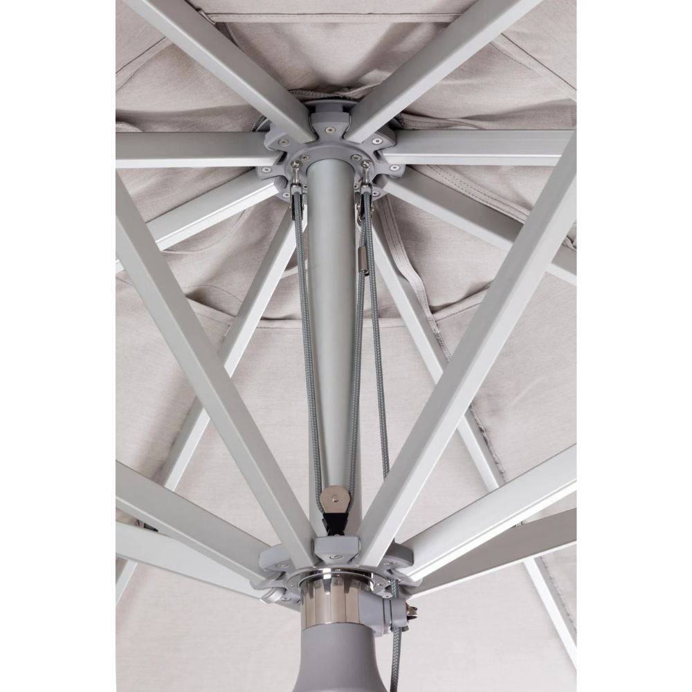 Woodline Shade Solutions Pacific 11.5 Foot Center Pole Round Umbrella