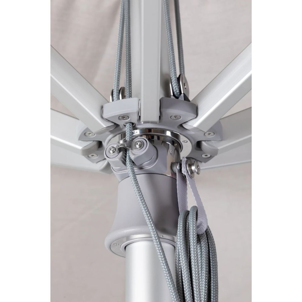 Woodline Shade Solutions Pacific 11.5 Foot Center Pole Round Umbrella