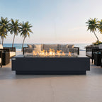 Elementi Pro Ravello 72” Fire Pit 150K BTU / Brass Burner