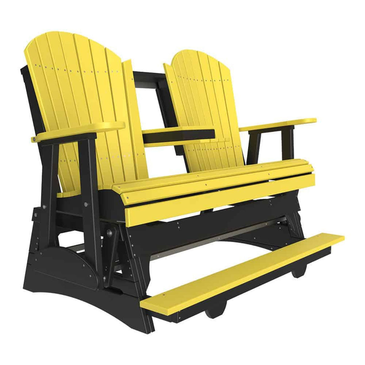LuxCraft Adirondack 5-Foot 3-Seat Balcony Glider Bench