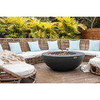 Elementi Lunar Bowl 42” Concrete Fire Table
