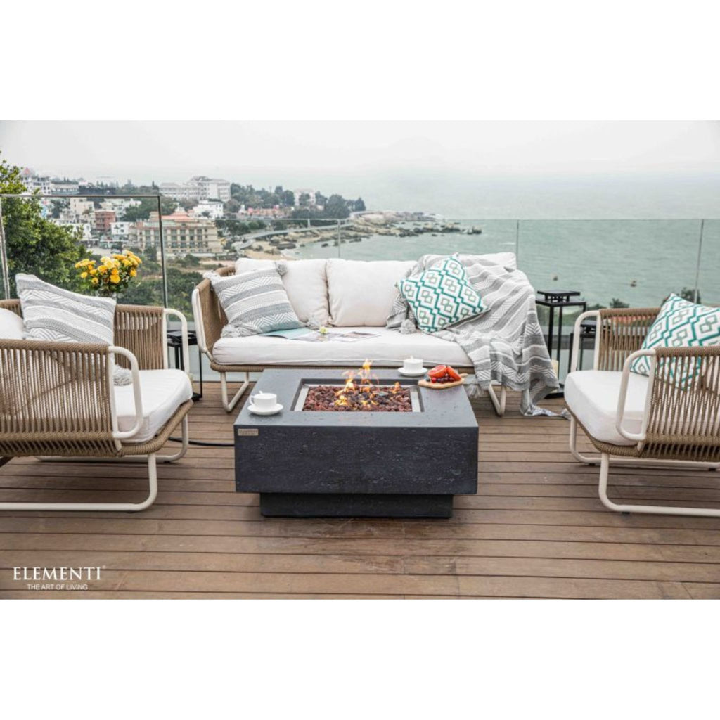 Elementi Manhattan 36” Concrete Fire Table