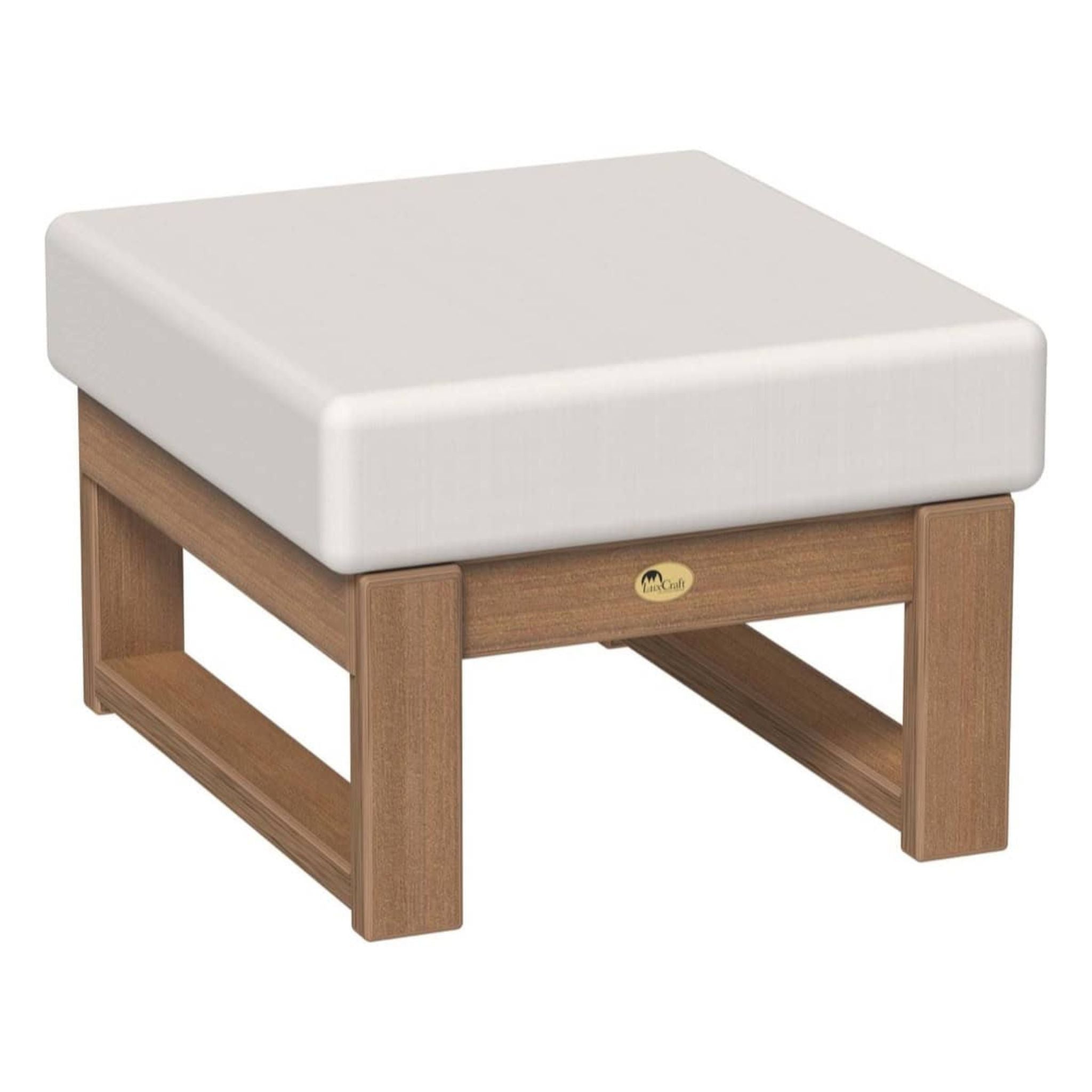 LuxCraft Lanai Deep Seating Patio Ottoman - Sunbrella Fabric