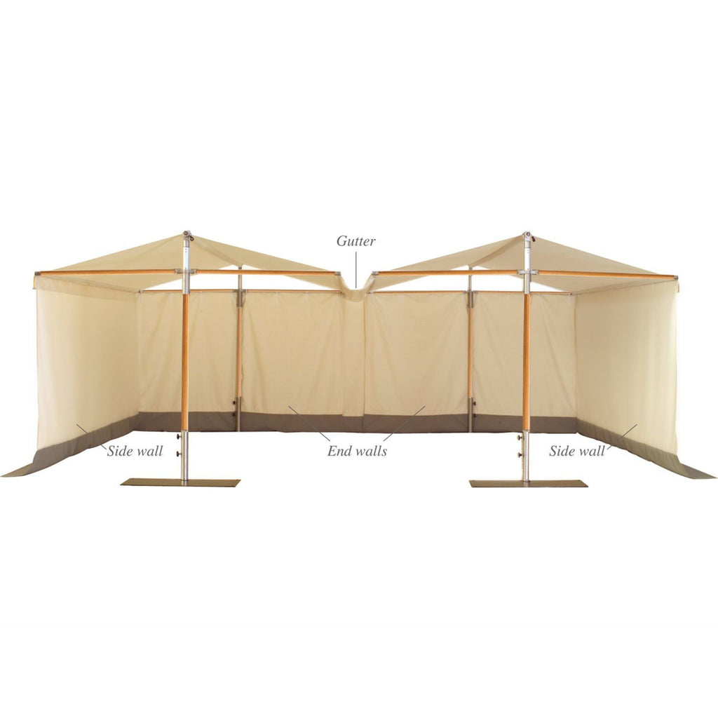 Woodline Shade Solutions Papillion Pavilion Endwall