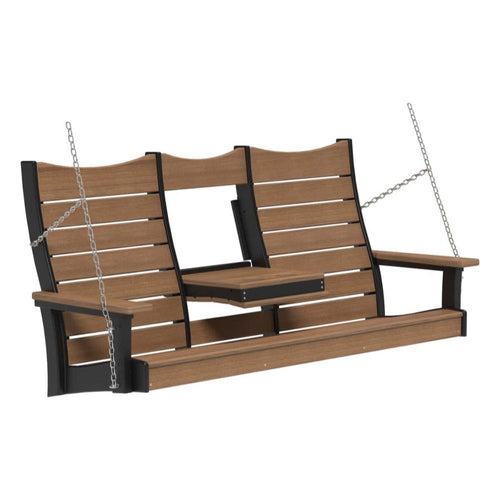 LuxCraft 5-foot Contour Outdoor Swing Chair