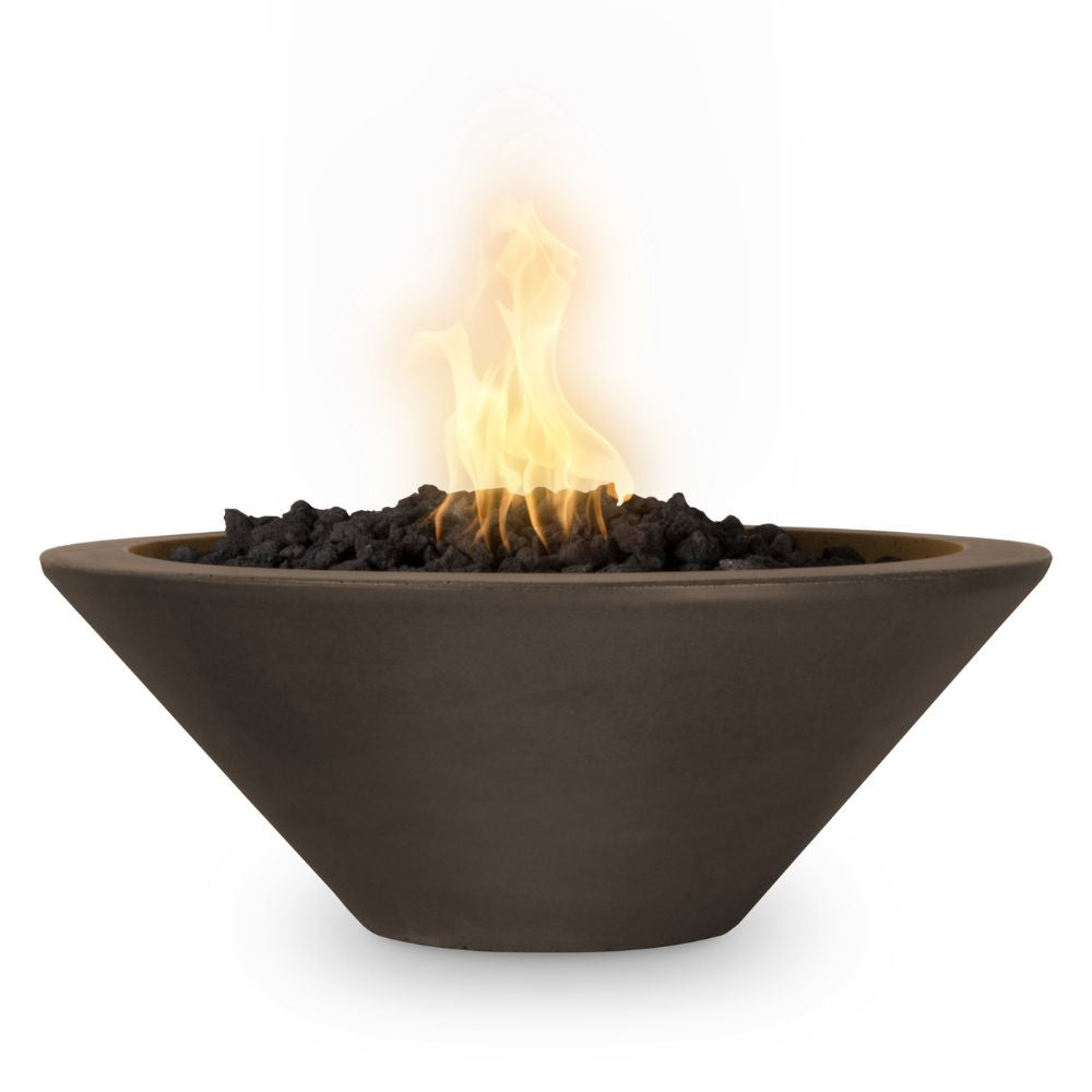 The Outdoor Plus Cazo 48" GFRC Concrete 12V Electronic Ignition Fire Bowl