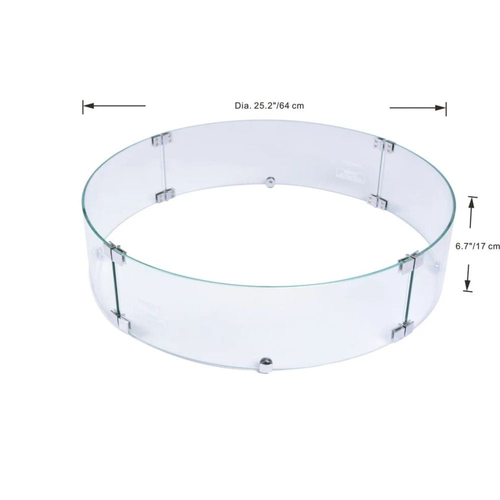 Elementi Wind Screen for Pacaya Fire Table ONC05