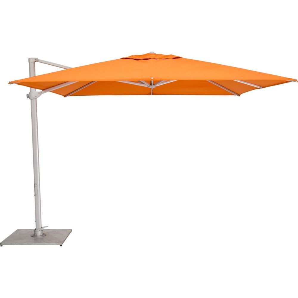 Pavone 9.8-Foot Square Cantilever Patio Umbrella Handwheel with Crank Lift
