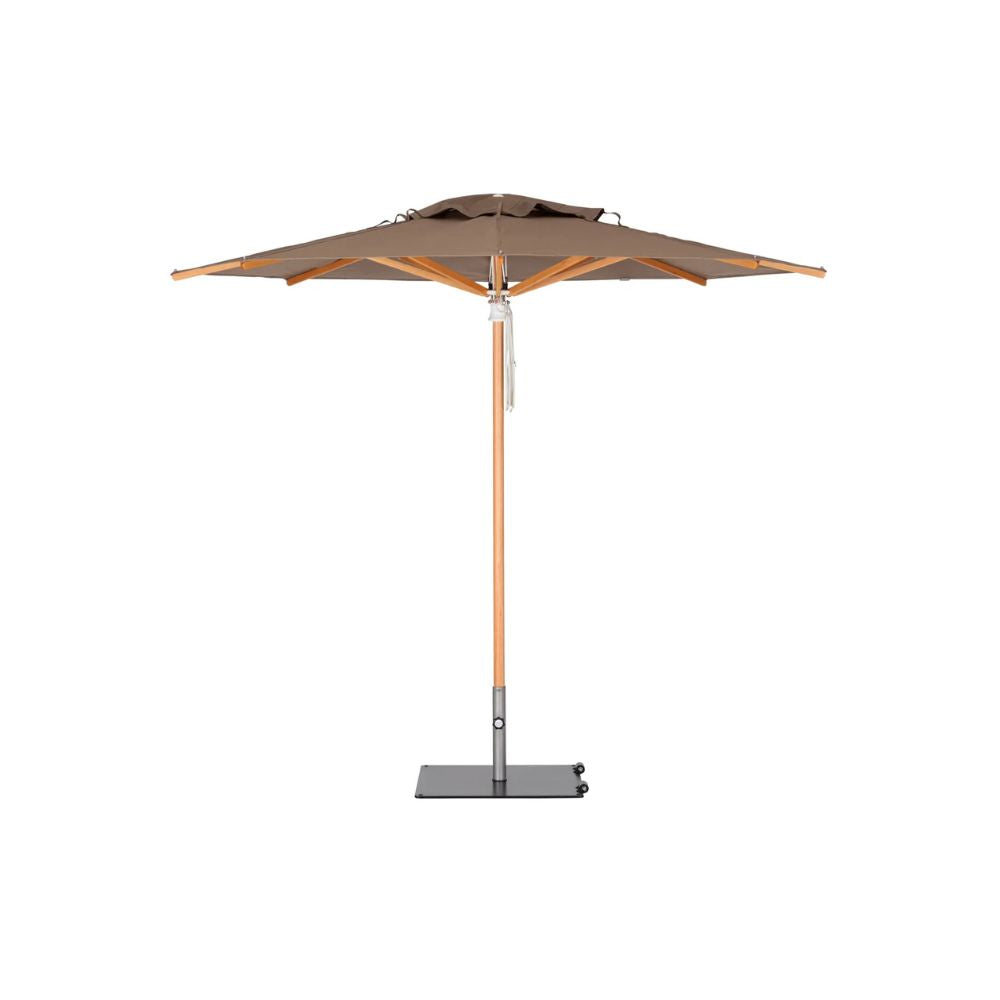 Woodline Shade Solutions Pacific 11.5 Foot Center Pole Round Umbrella