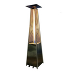 Triangle Propane Patio Heater in Stainless Steel