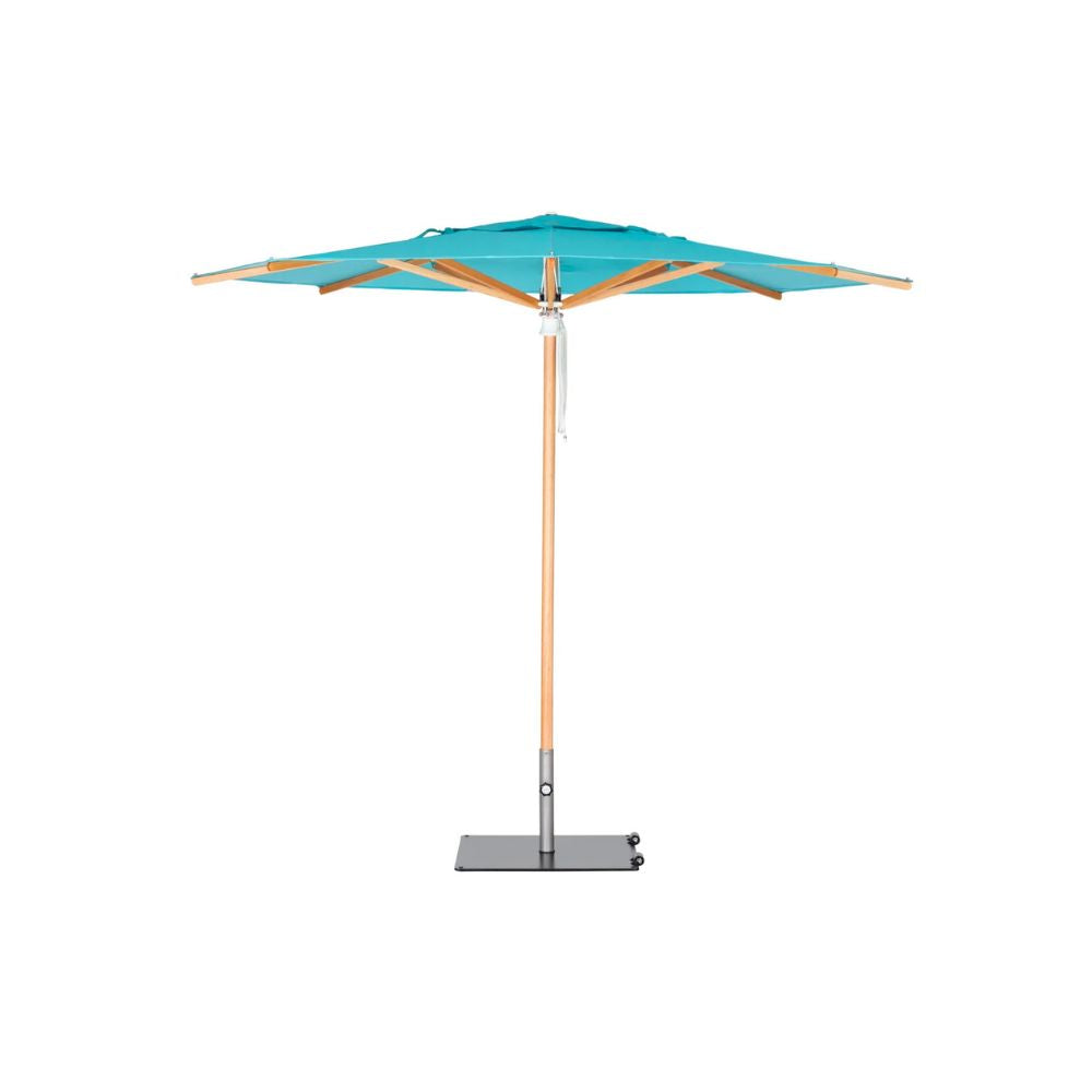 Woodline Shade Solutions Pacific 11.5 Foot Center Pole Square Umbrella