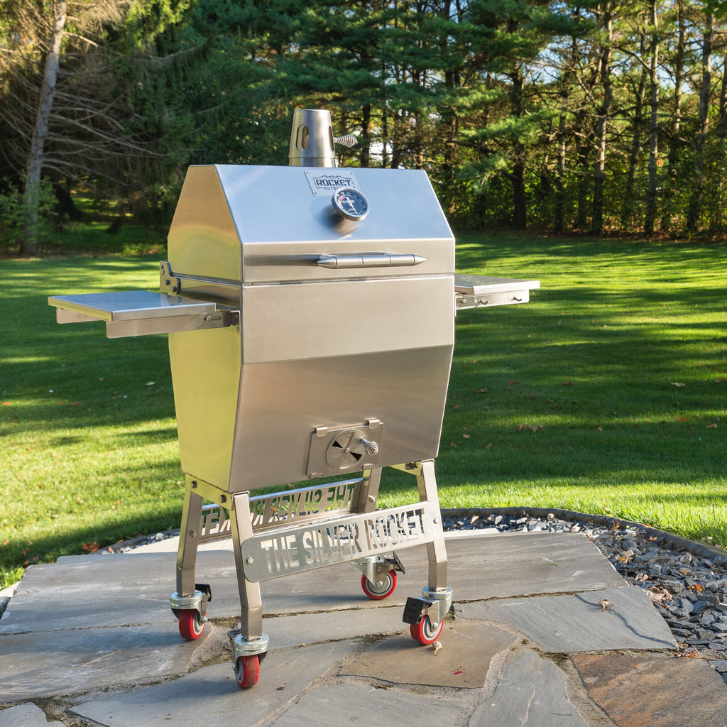 Rocket Outdoors Small Silver Rocket Grill