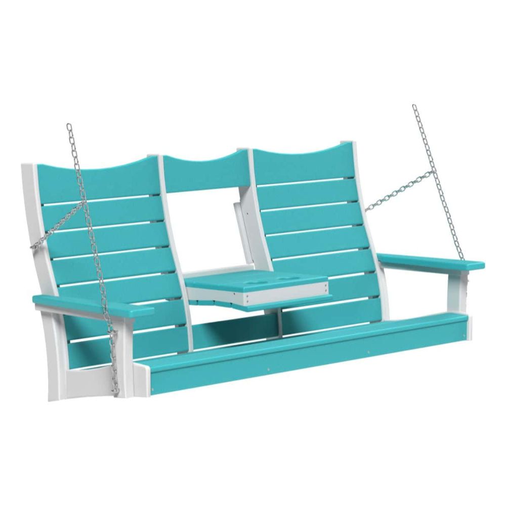 LuxCraft 5-foot Contour Outdoor Swing Chair