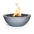 The Outdoor Plus Sedona 27" Powder Coated Steel Round Fire Bowl | Match Lit