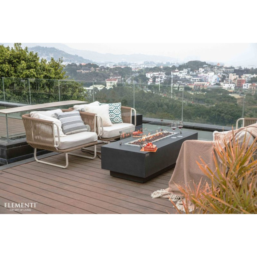 Elementi Granville 60” Concrete Fire Table