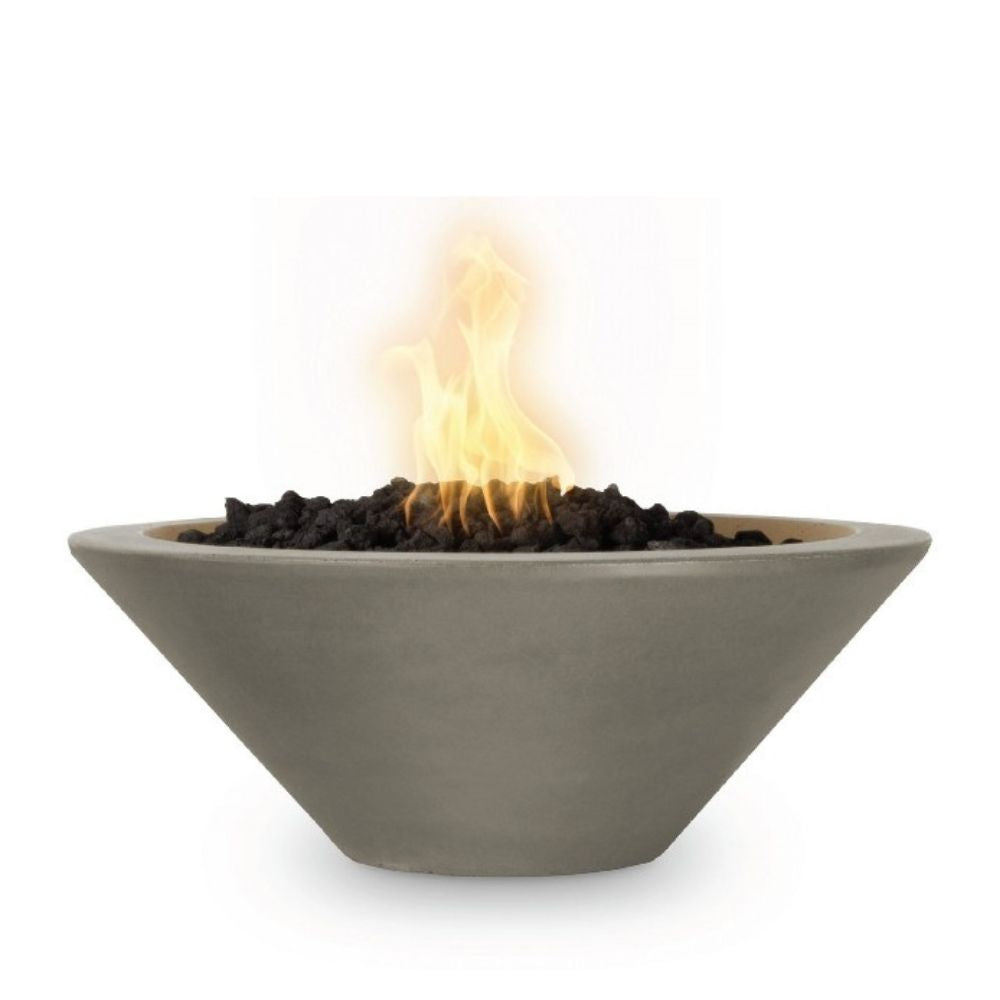 The Outdoor Plus Cazo 48" GFRC Concrete 12V Electronic Ignition Fire Bowl
