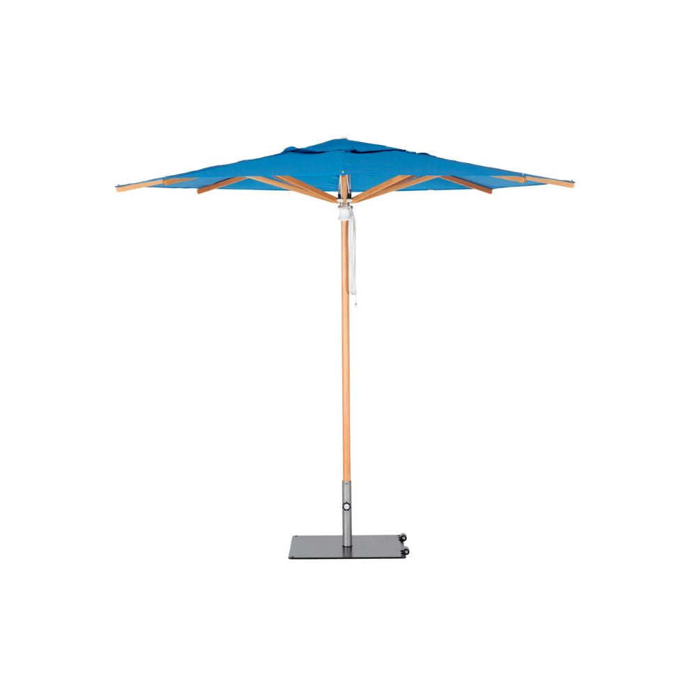 Woodline Shade Solutions Pacific 11.5 Foot Center Pole Square Umbrella