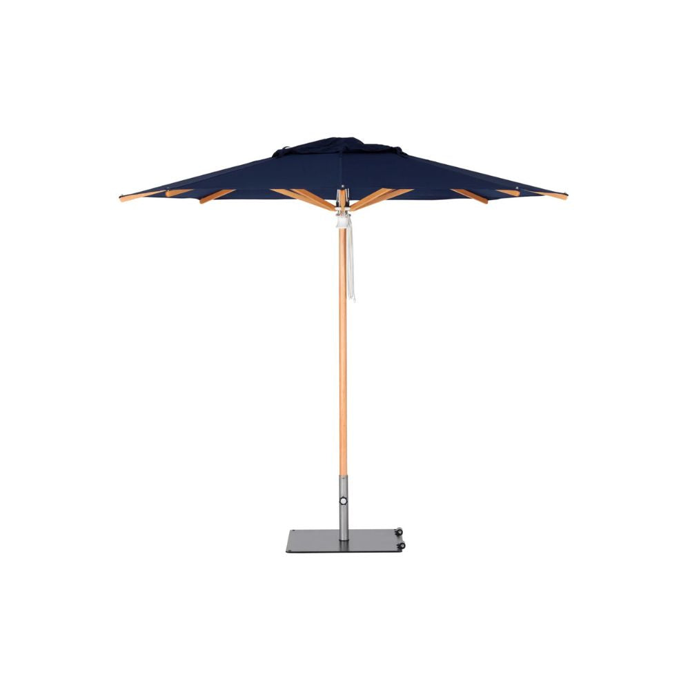 Woodline Shade Solutions Pacific 11.5 Foot Center Pole Square Umbrella
