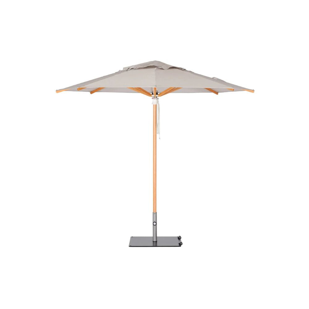 Woodline Shade Solutions Pacific 11.5 Foot Center Pole Square Umbrella