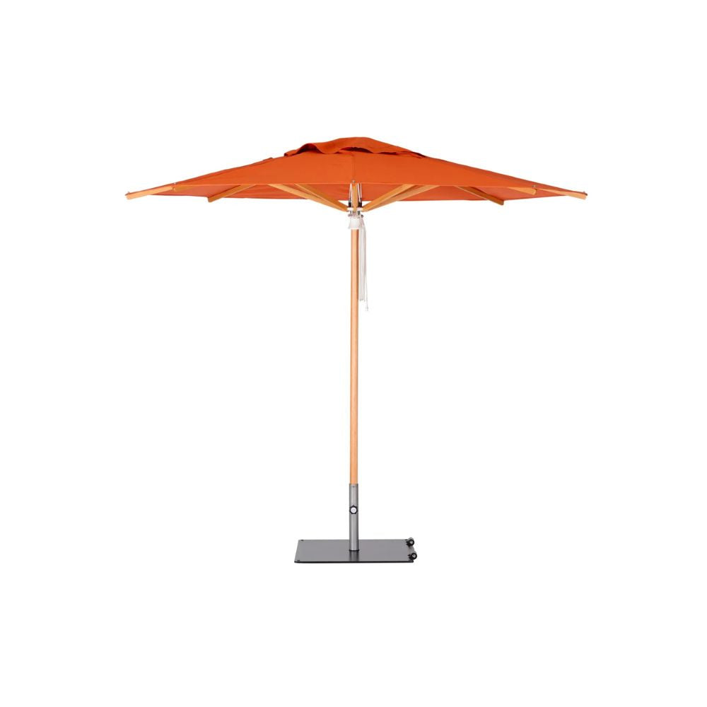 Woodline Shade Solutions Pacific 11.5 Foot Center Pole Square Umbrella