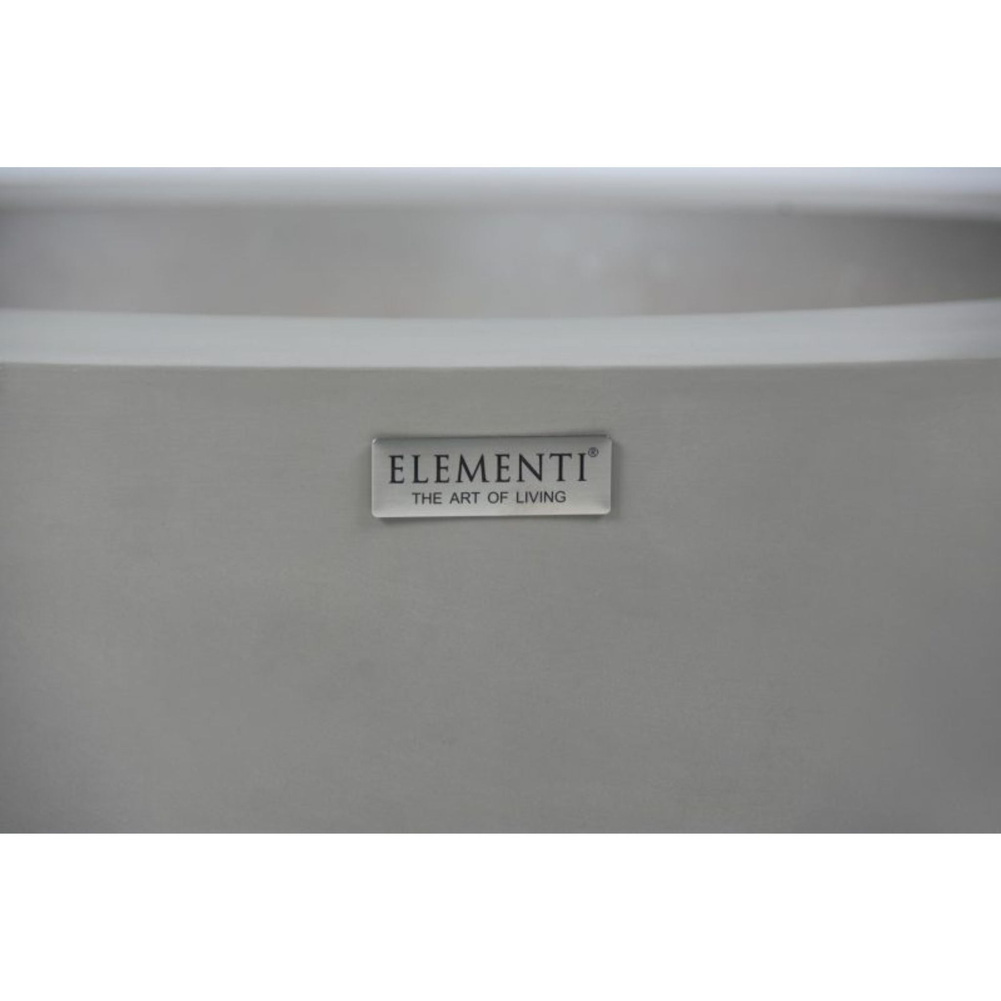 Elementi Lunar Bowl 42” Concrete Fire Table
