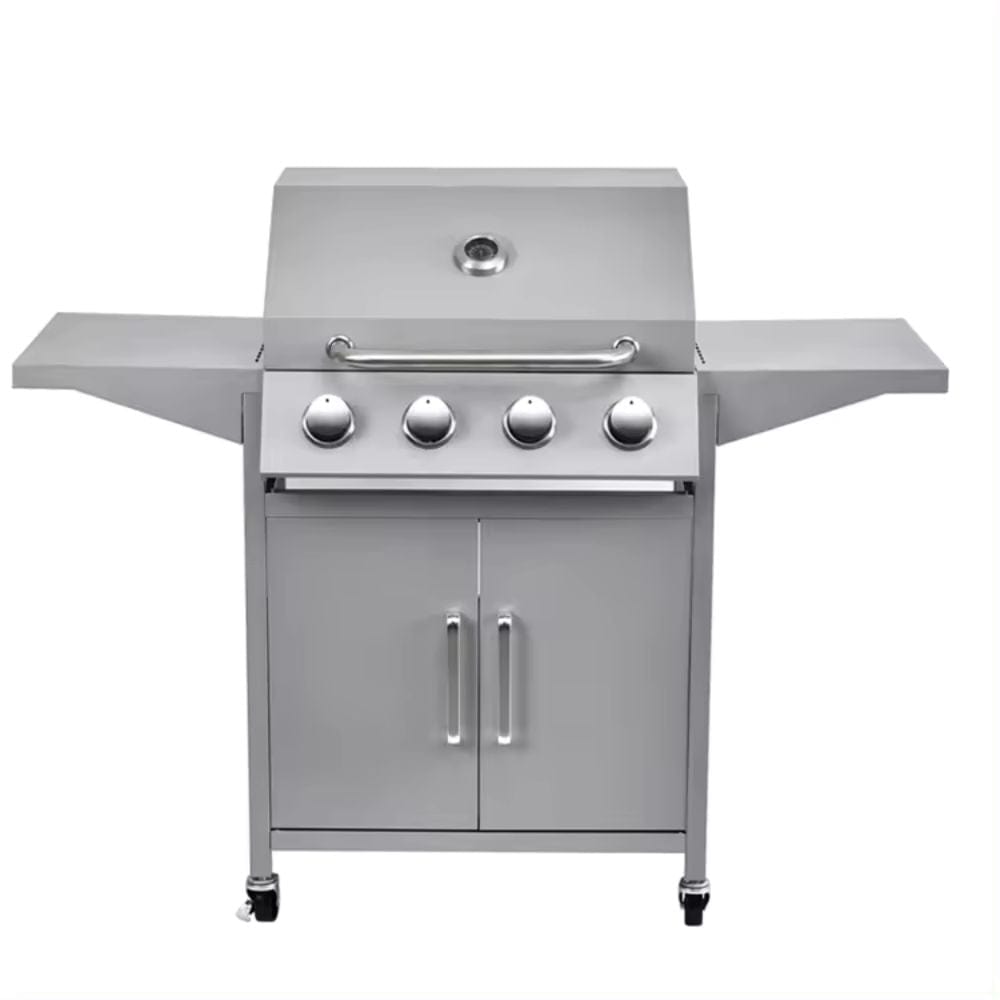 Experience the perfect outdoor cooking companion with our 4 Burner Modern Freestanding Stainless Steel BBQ Gas Grill. 