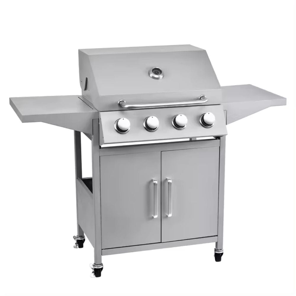 4 Burner Modern Freestanding Stainless Steel BBQ Gas Grill